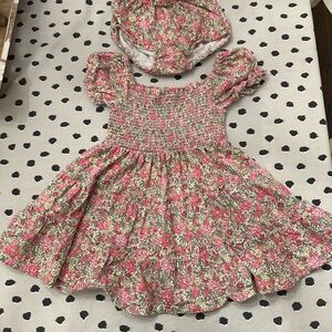 Ralph Lauren Floral Pink Kids Dress 12 months